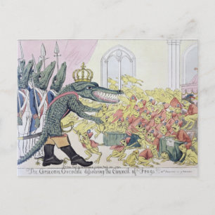 Carte Postale Le crocodile corse