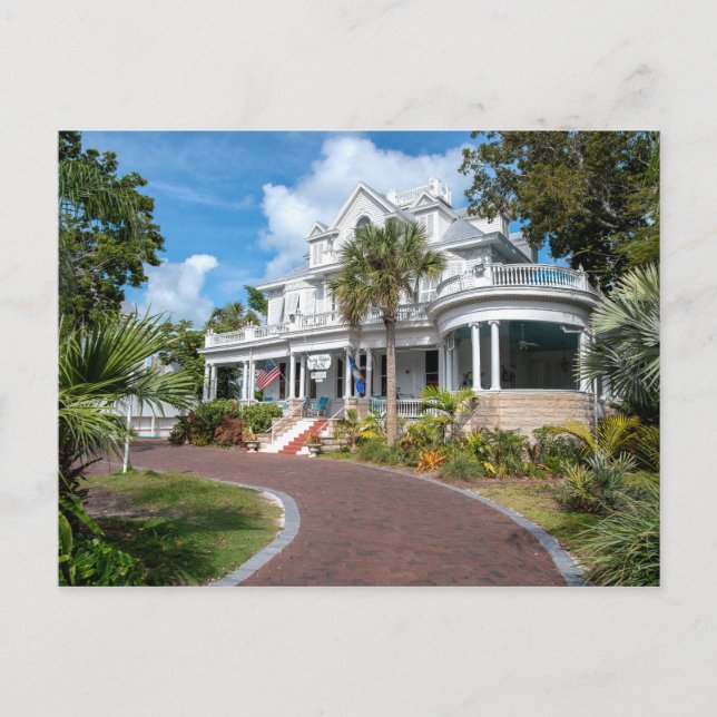 Carte Postale Le Curry Mansion d'Amsterdam à Key West (Devant)