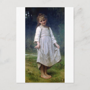 Carte Postale Le Curtsey, Bouguereau