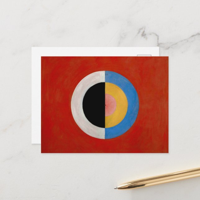 Carte Postale Le cygne n° 17 (Devant/Arrière en situation)