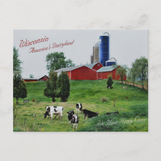 Carte Postale Le Dairyland américain