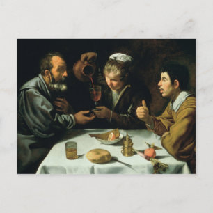 Carte Postale Le déjeuner, 1620