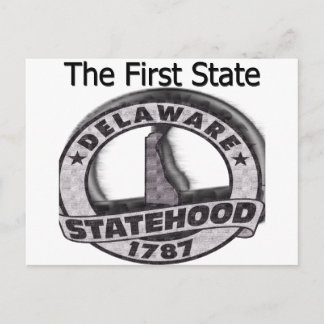 Carte Postale Le Delaware, Premier État
