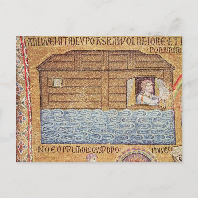 Carte Postale Le déluge, de l'Atrium, détail de Noé (Devant)