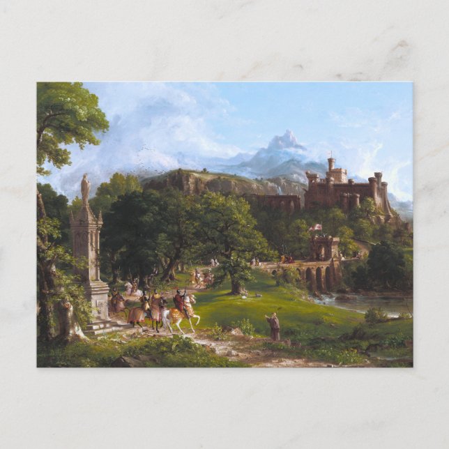 Carte Postale Le départ de Thomas Cole (Devant)