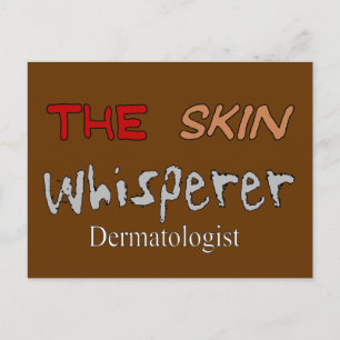 Carte Postale Le Dermatologue Donne Le Whisperer De La Peau