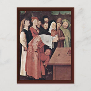 Carte Postale Le détail du juré. Par Hieronymus Bosch