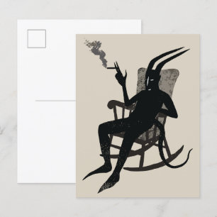 Carte Postale Le Devil’s Break - Dark Humour Wall Art