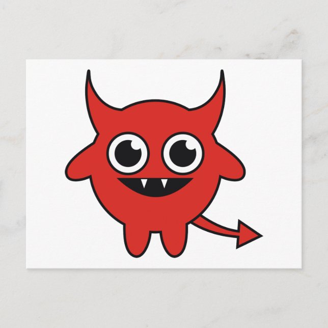 Carte Postale Le diable mignon (Devant)