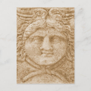 Carte Postale Le Dieu grec Hermes IMAGE ancienne image d'Hermes