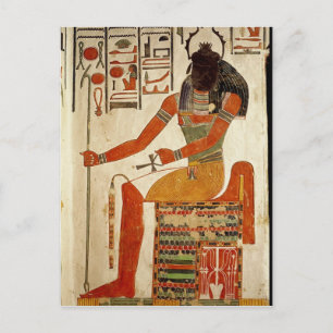 Carte Postale Le dieu, Khepri, du Tombeau de Nefertari