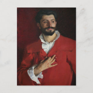 Carte Postale Le docteur Pozzi à la maison par John Singer Sarge