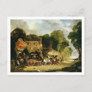 Carte Postale Le Dorking et London Royal Mail quittant le 'Mar