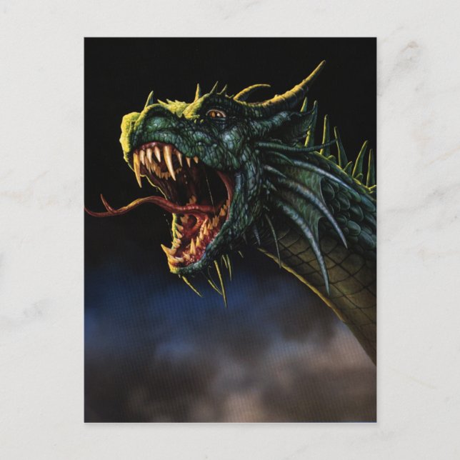 Carte Postale Le dragon du Loch Ness - (Devant)