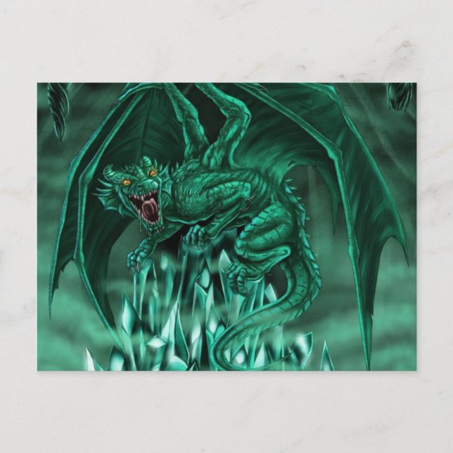 Carte Postale Le dragon mena � ant - (Devant)