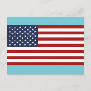 Carte Postale Le drapeau des États-Unis