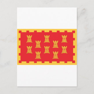 Carte Postale Le drapeau du comté du Grand Manchester