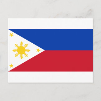 Carte Postale Le drapeau philippin