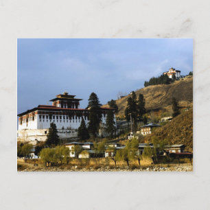 Carte Postale Le Dzong de Paro