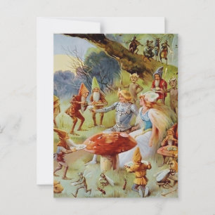 Carte Postale « Le Festin » Art de Fée par E S Hardy