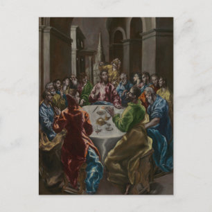 Carte Postale Le Festin dans la maison de Simon par El Greco