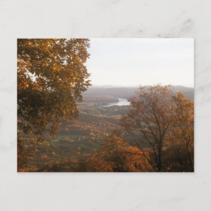 Carte Postale Le feuillage du mont Holyoke et la rivière Connect