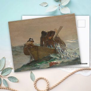 Carte Postale Le Filet à harengs, Winslow Homer