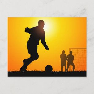Carte Postale Le football