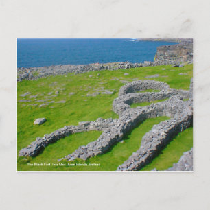 Carte Postale Le Fort Noir, Inis Mor, Îles Aran, Irlande
