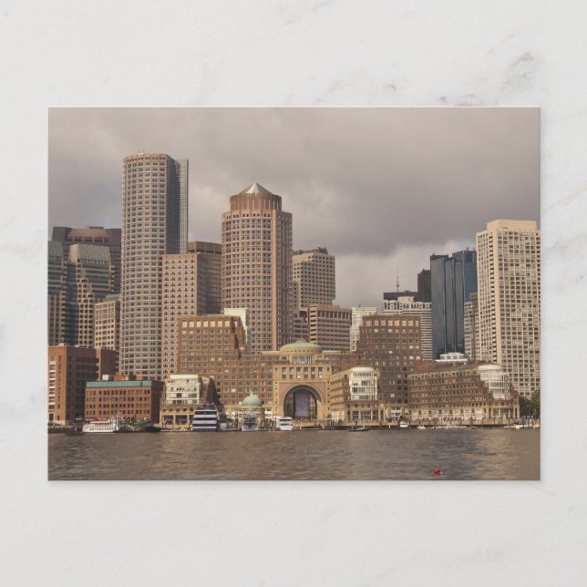 Carte Postale Le front de mer de Boston (Devant)