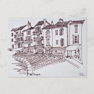 Carte Postale Le front de mer de Saint-Tropez   Saint-Tropez, Fr