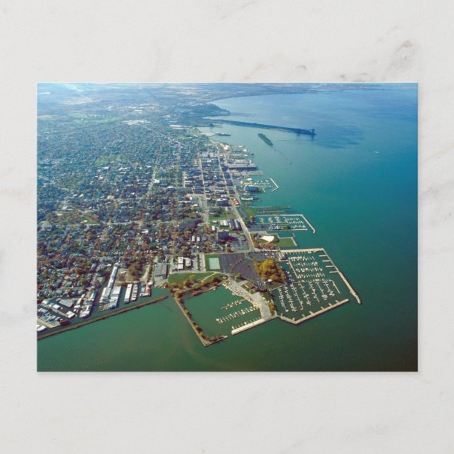 Carte Postale Le front de mer de Sandusky (Devant)