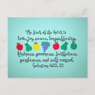 Carte Postale Le fruit de l'Esprit...