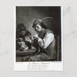 Carte Postale Le fumeur flamand