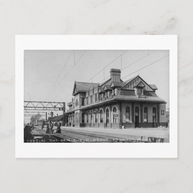 Carte Postale Le G.T.R. Dépôt ferroviaire - Louis Pesha (Devant)