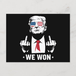 Carte Postale Le gagnant Trump nous avons gagné le 47e jour de l