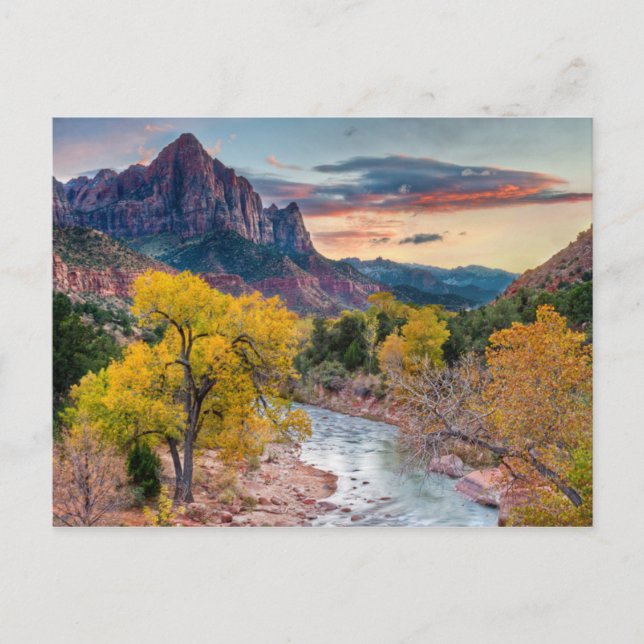 Carte Postale Le gardien de l'automne (Devant)