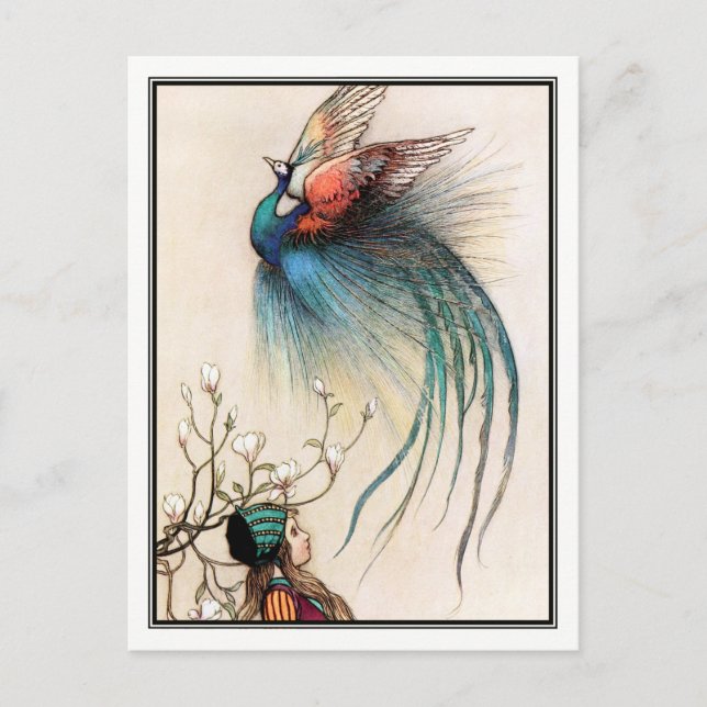 Carte Postale Le genévrier de Warwick Goble (Devant)