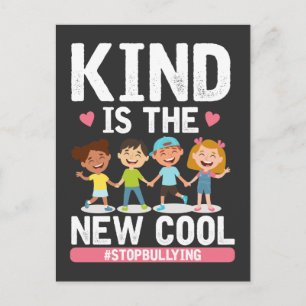 Carte Postale Le Genre Est Le Nouveau Cool Anti L'Intimidation P