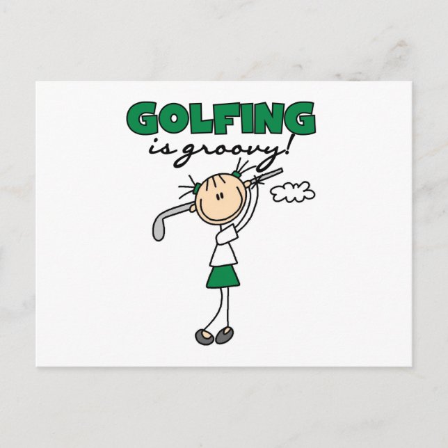 Carte Postale Le golf est Super (Devant)