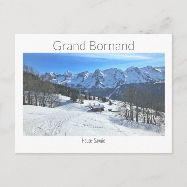 Carte Postale Le Grand Bornand, Haute-Savoie, Alpes françaises (Devant)