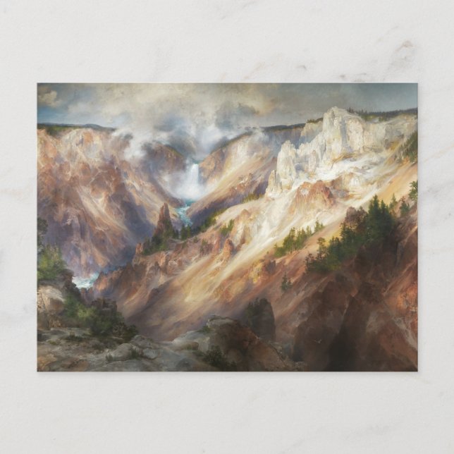 Carte Postale Le Grand Canyon du Yellowstone, Thomas Moran (Devant)