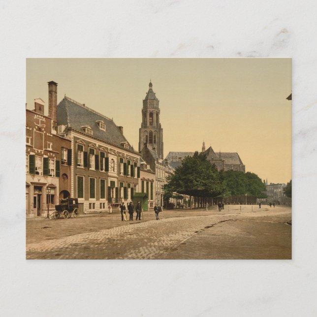 Carte Postale Le Grand Marché, Arnhem, Pays-Bas (Devant)