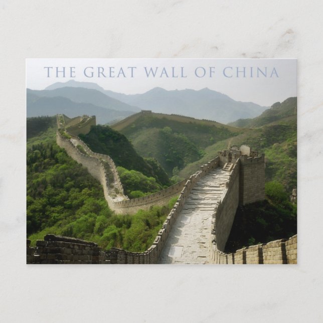 Carte Postale le grand mur de chine (Devant)