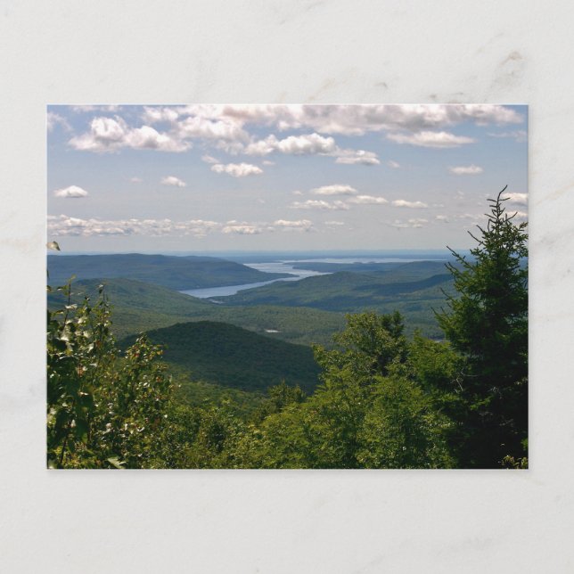 Carte Postale Le Grand Sacandaga du Mont Hadley, NY (Devant)