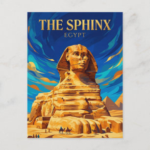 Carte Postale Le Grand Sphinx Égypte