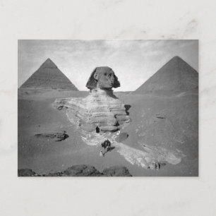 Carte Postale Le Grand Sphinx & Pyramides, 1878