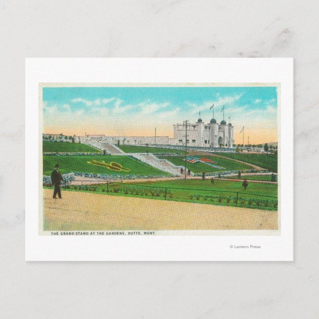 Carte Postale Le Grand stand au GardensButte, MT (Devant)