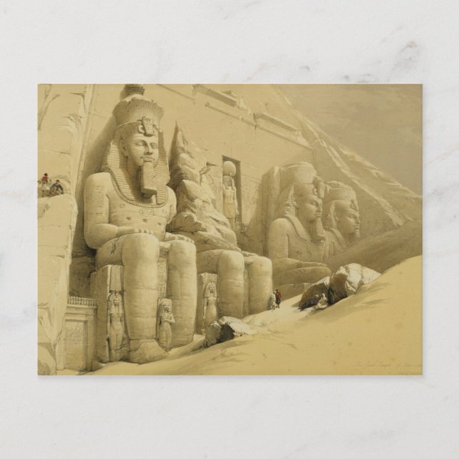 Carte Postale Le Grand Temple d'Abu Simbel, Nubie, de "Egypt (Devant)