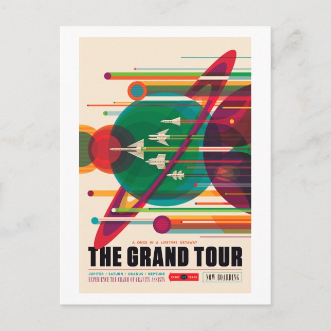 Carte Postale Le Grand Tour - Visions de l'avenir de la NASA (Devant)
